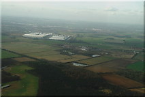 SE6405 : Across Great Gate Wood to Armthorpe: aerial 2014 by Chris