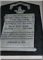 St Andrew, Charmouth: memorial (7)