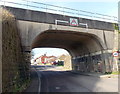 East side of High Street railway bridge, Dilton Marsh