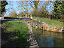 SP4912 : Kidlington Green Lock by Alan Hunt