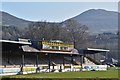 Melrose rugby ground below the Eildon Hills