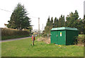 Postbox by the junction of Taverham and Ringland Lanes