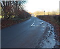 Road north from St Fagans