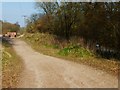 Track at Woodside Farm parallel with the A32