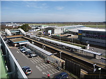 SU4416 : Southampton: Parkway station and the airport by Chris Downer