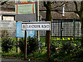 TM1842 : Landseer Road sign by Geographer