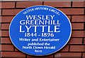 J5081 : WG Lyttle plaque, Bangor by Albert Bridge
