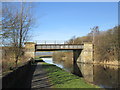 Leeds & Liverpool Canal railway bridge at Burnley Lane