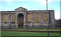 Wall and arch, Kitchener Barracks