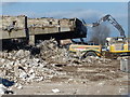 Seventh week of the Belgrave Flyover demolition