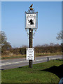 TM3690 : The Tally Ho Tearooms sign by Geographer