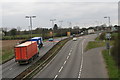 A1, junction with B6387 to Gamston Airport