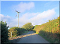 Un-named lane north of Cross Farm