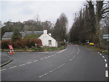NX9666 : Road (A710) towards Dumfries by Les Hull