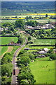 Railway line into Islip, Oxfordshire