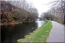 SE2834 : The Leeds & Liverpool Canal to the west of Leeds city centre by Graham Hogg