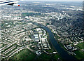 Kew Retail Park from the air