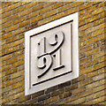 Datestone on HSBC building