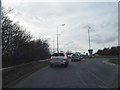 Roundabout on Bell Lane, London Colney