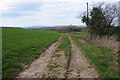 SO3815 : Farmland track by Philip Halling