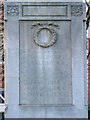 SJ8298 : Inscribed Pane on the Lancashire Fusiliers War Memorial by David Dixon
