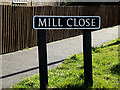 Mill Close sign