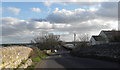 Clear road after the floods