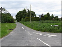 J4842 : Old Course Road from its junction with Ballynoe Road south of Downpatrick by Eric Jones