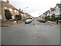 Crowborough Road at the junction of Ramsdale Road