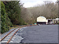 SN7376 : Isolated track in Devil's Bridge station yard by John Lucas