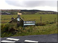 H1385 : Sign at Meenablagh or Fourth Corgary by Dean Molyneaux