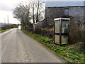 Telephone box at Lisnacloon