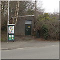 Main Road electricity substation in Bryncoch