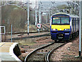 Train approaching Rutherglen station