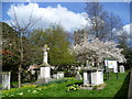TQ6573 : Milton Churchyard in spring by Marathon