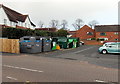 SO4593 : Lion Meadow recycling area, Church Stretton by Jaggery
