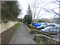 Footpath by Teviotdale Leisure Centre