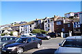 Rear view of Fore Street buildings