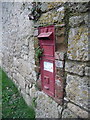 SZ4088 : Ningwood: postbox № PO30 28, Station Road by Chris Downer