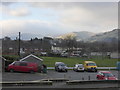 Early morning scene from The Wynnstay Arms, Llanbrynmair