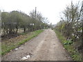 Track beyond Beaumont Road