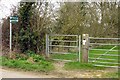 SP4204 : Gate on the Thames Path by Steve Daniels