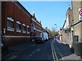 View up Edwards Lane from Stoke Newington Church Street