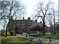 View of Manton House from Clissold Park