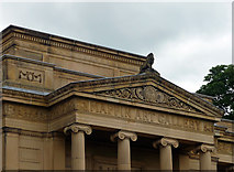 SK3387 : Detail of Mappin Art Gallery, Weston Park, Sheffield by Stephen Richards