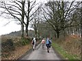 Walkers on Heydon Hill