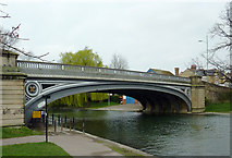 TL4559 : Victoria Bridge in Cambridge by Roger  D Kidd