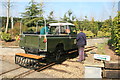SK2406 : Statfold Barn Railway - Land Rover railcar by Chris Allen