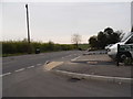 Epsom Lane North at the junction of South Tadworth Farm Close