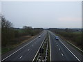 M45 westbound, Wood Bridge